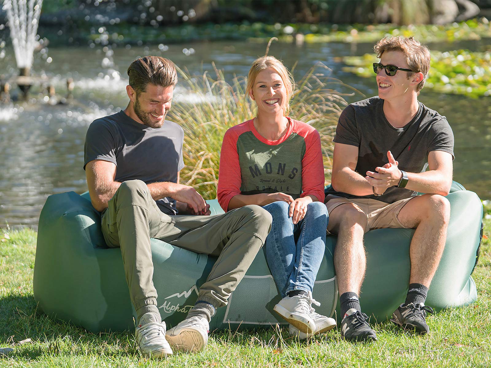 AlphaBeing Inflatable Lounger - Best Air Lounger Sofa for Camping ...