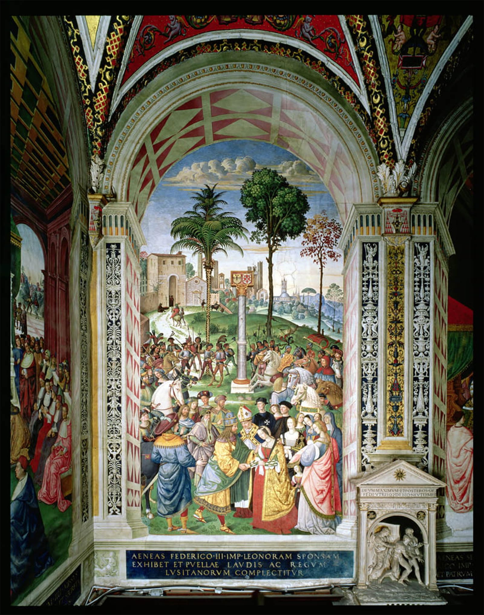 Lienzo de Eneas Sylvius Piccolomini para ambientar un despacho clásico y elegante 5