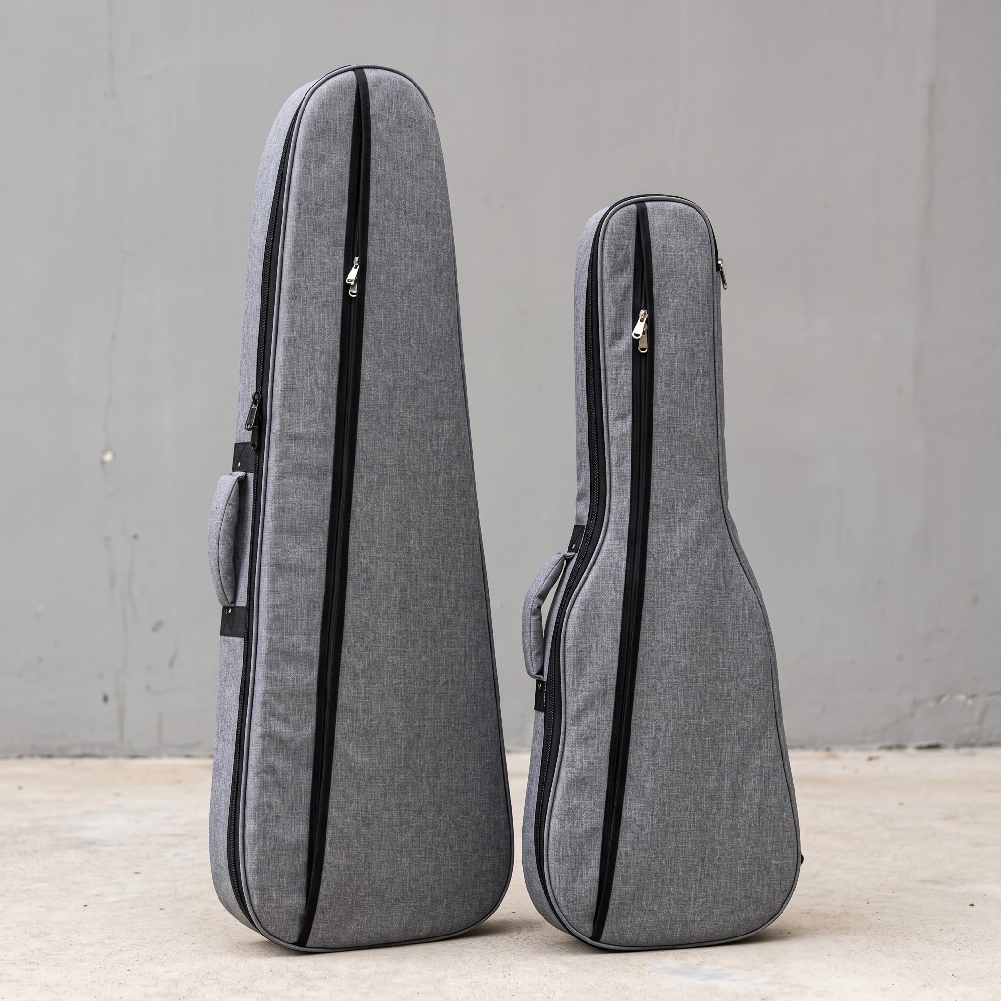 Homyl Funda para Guitarra Eléctrica o Bajo Eléctrico, Acolchada 30mm, Impermeable, Tipo Mochila, Gris, Funda para Guitarra eléctrica 30MM Engrosada, Gris