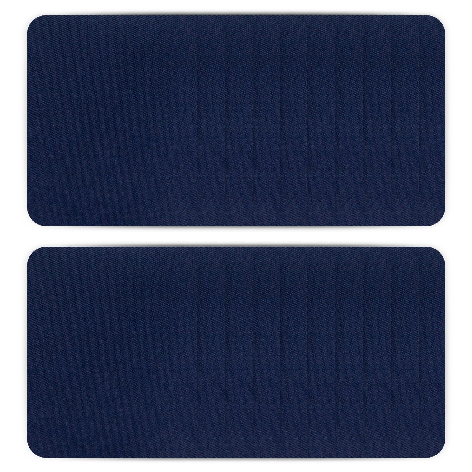 20 parches termoadhesivos color azul marino, parches rectangulares de tela de 4.9 x 3.7 pulgadas para reparación de ropa