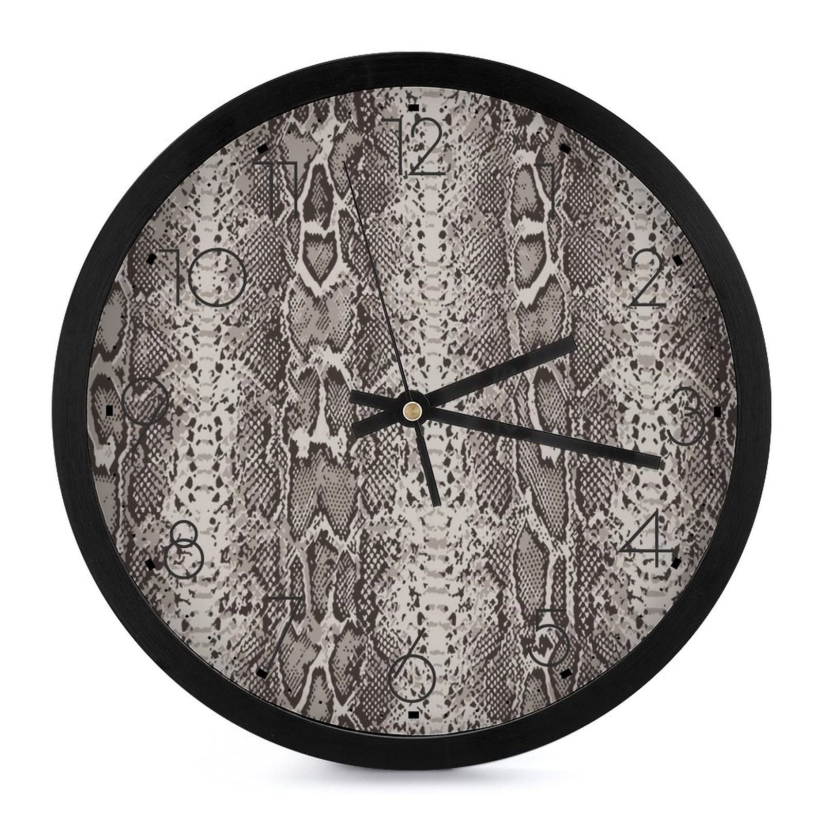 Horloge murale ronde serpent 25.4cm design salon