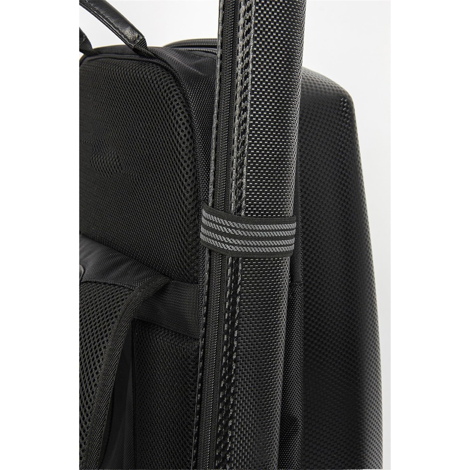 Estuche De Violín Compuesto De Fibra De Carbono 4/4 Almacenamiento Con Diseño De Concha Bolsa Protectora Para Violín Mochila Impermeable A Prueba De Golpes Estuche de violín profesional(Dark Blue)