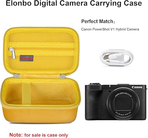 Miniatura 9 de Elonbo Funda rígida de viaje para cámara KODAK EKTAR H35 de medio marco, M35, M38, Ultra F9, funda de almacenamiento para cámara de punto y disparo,
