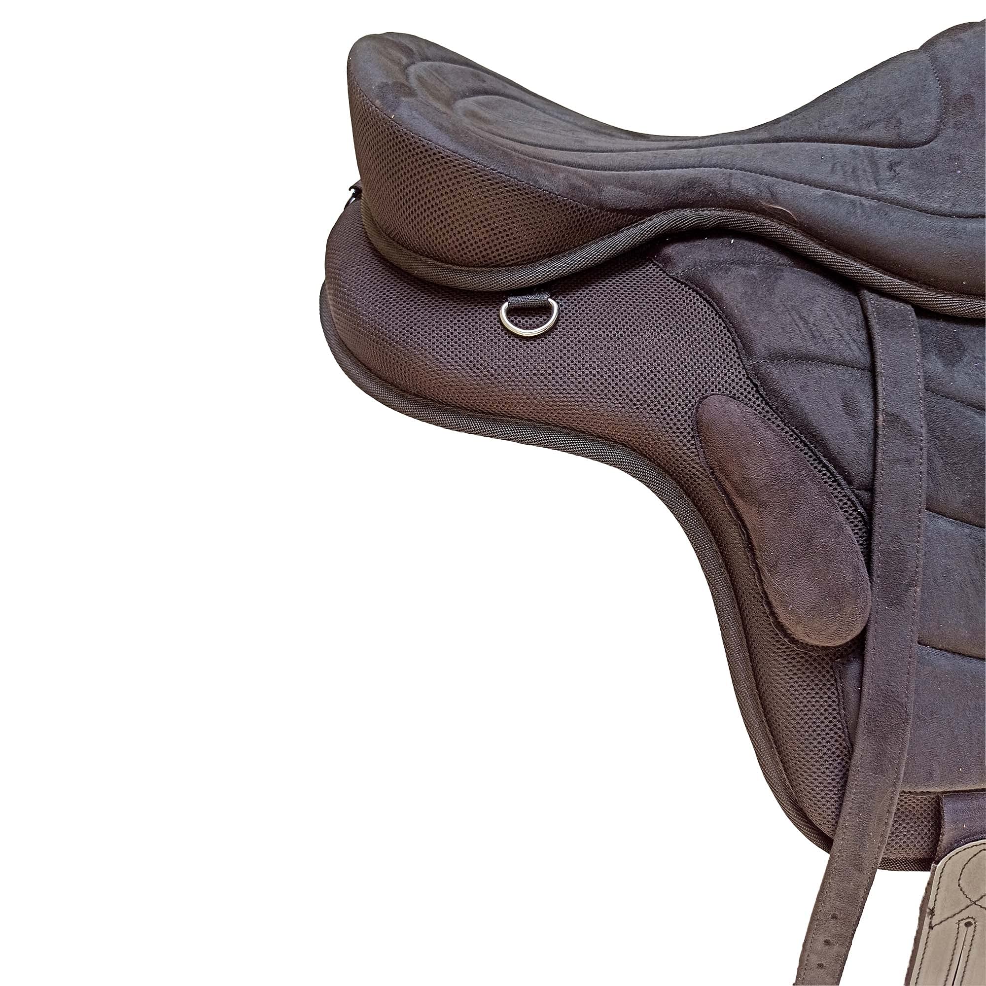 Freemax - Silla de montar a caballo de uso general, tamaño de 30,4 a 45,7 cm, marrón, 14 Inches Seat
