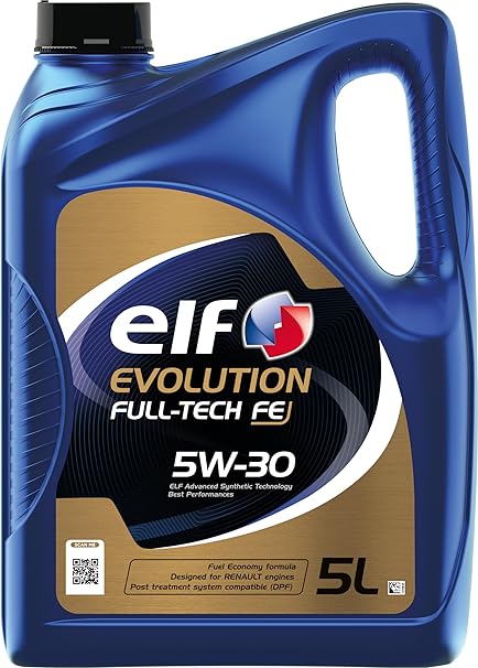 ELF Aceite de Motor 5W-30 Evolution ACEA C4 Full-Tech FE 5L