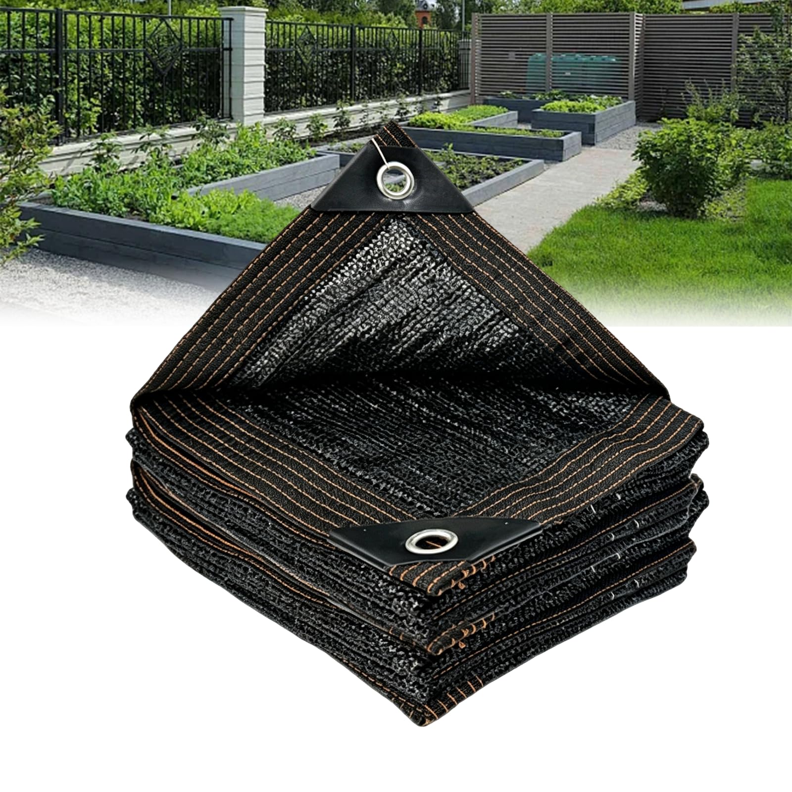 Sunblock Shade Cloth, 1x2M Canopy Outdoor, Sunshade Net for Greenhouse, Multifunctional Shade Sail for Backyard, Garden, Greenhouse, Swimming Pool, Outdoor