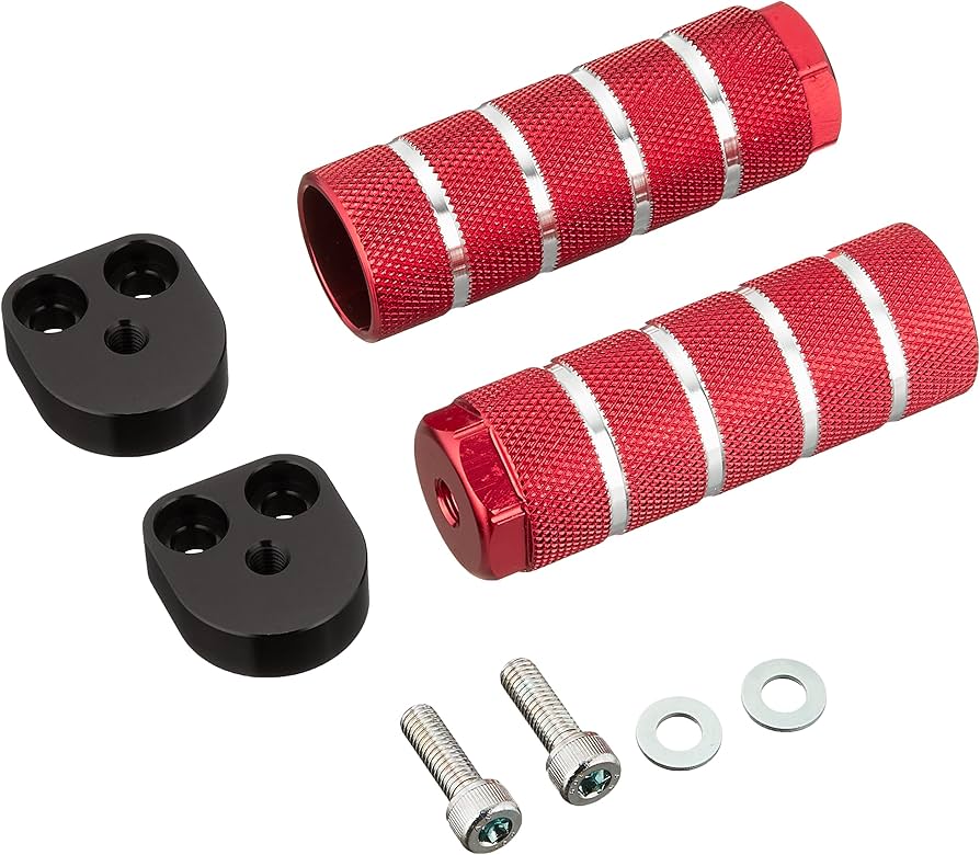 Amazon | アディオ(ADIO) バックステップキット レッド シグナスX(3・4