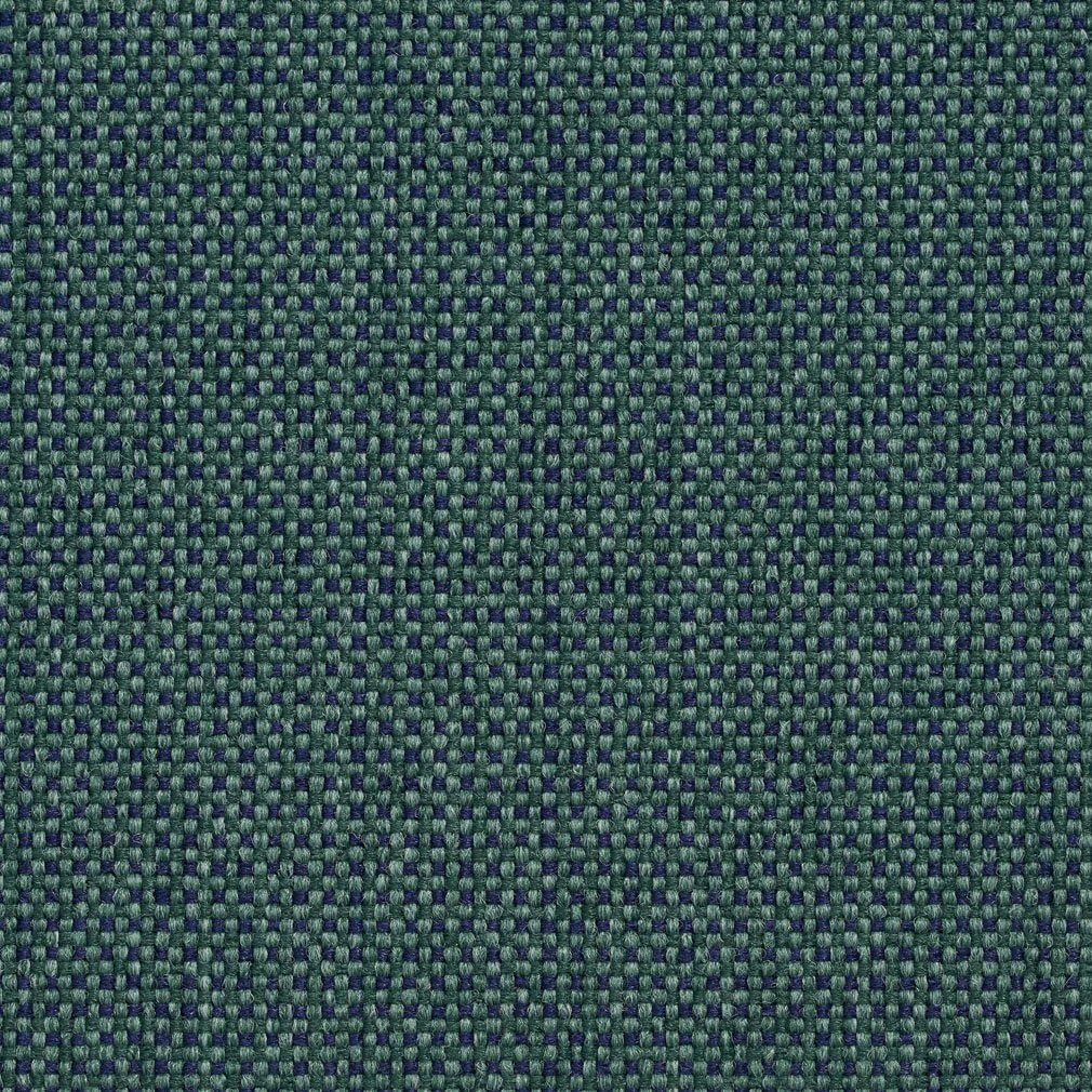 Green and Navy Blue Intertwined Tweed Commercial Automotive and Church Pew Upholstery Grade Fabric by The Yard - SKU: Avalon Evergreen