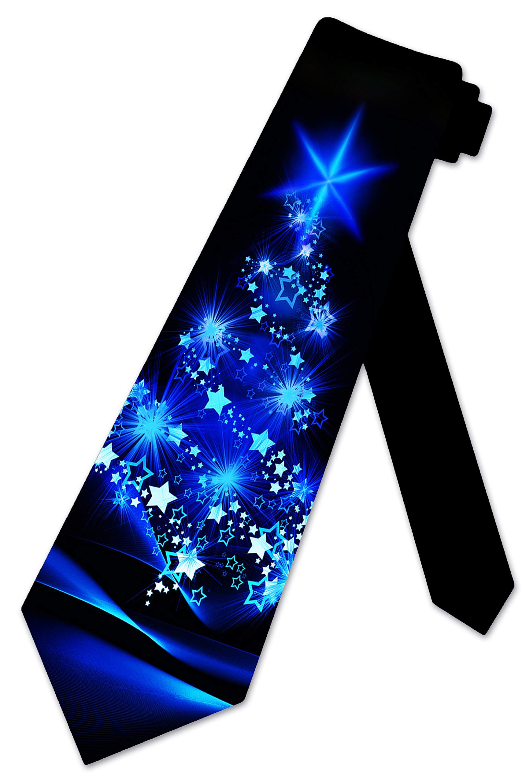 Three RookerChristmas Ties Tree Mens Necktie Holiday Star Neckties