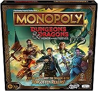 Vista 1 de Hasbro Gaming Monopoly Dungeons & Dragons: Honor Among Thieves Game, Inspired by The D&D Movie, Monopoly D&D Board Game for 2-5 Players, Ages 8 and