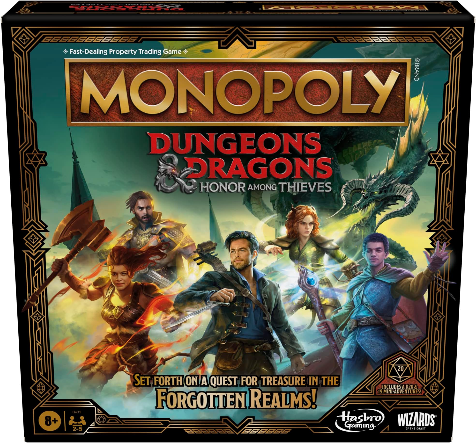 Dungeons and Dragons Edition Monopoly Game