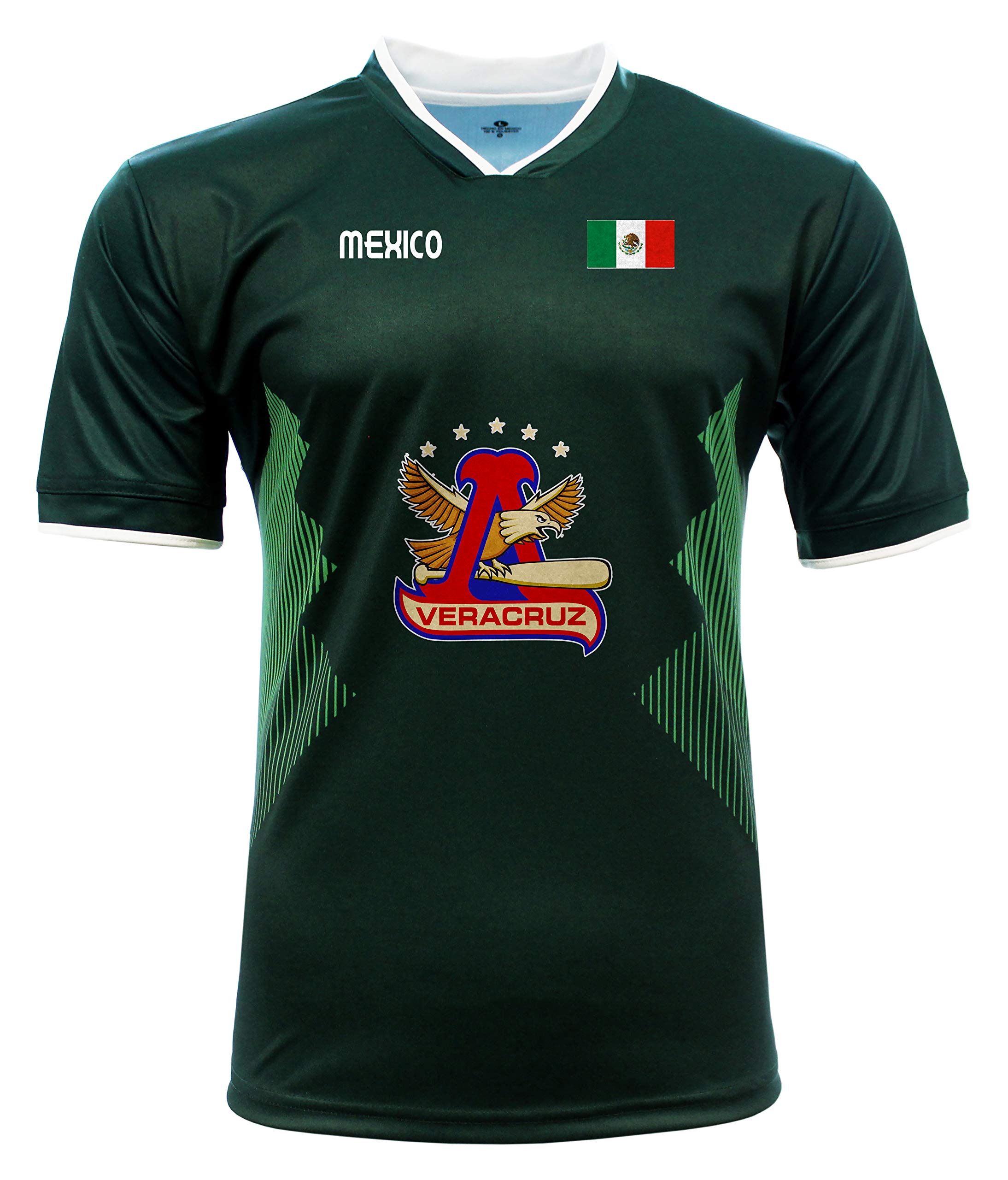 Jersey Mexico Aguilas de Veracruz 100% Polyester_Made in Mexico (Medium) Green