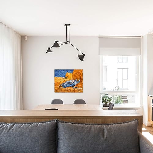 Miniatura 981 de A&T ARTWORK The Starry Night de Vincent Van Gogh. Tamaño del marco: 36 x 30 pulgadas, tamaño de la imagen: 30 x 24 pulgadas, reproducciones clásicas