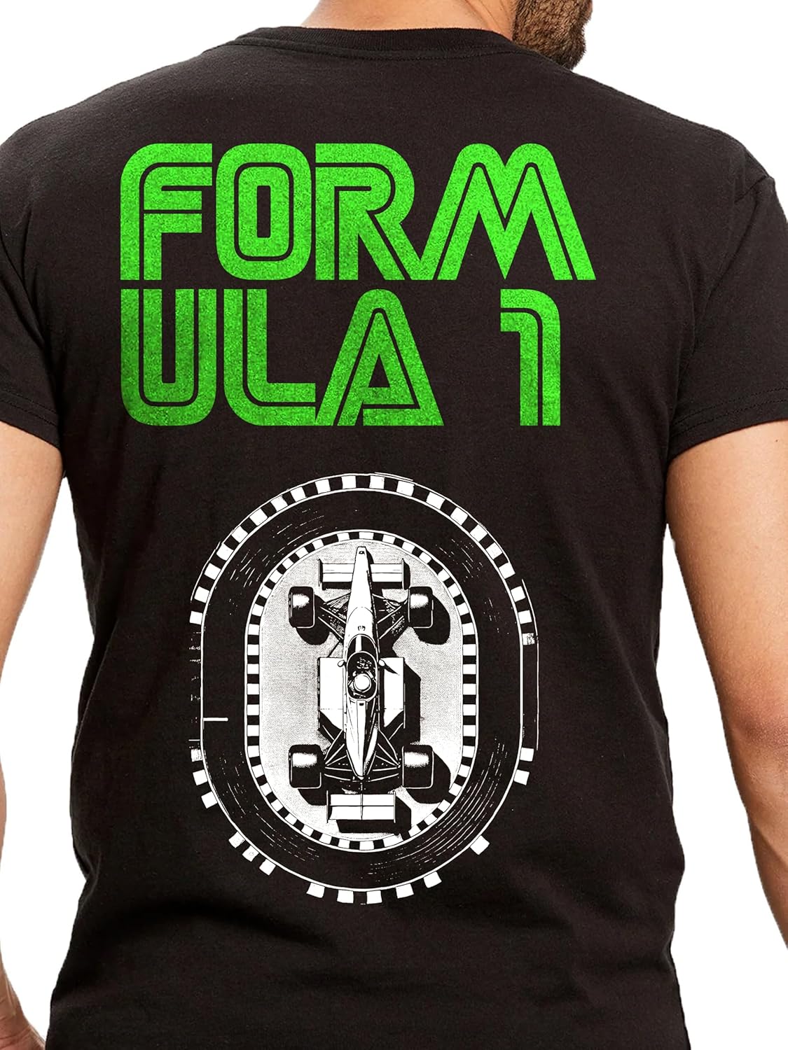 Made By Us - Formula One Racing Chasis Heavyweight T-Shirt (Black) 1990’s Style Heavy Duty and Boxy fit, Made in The USA - Image 3