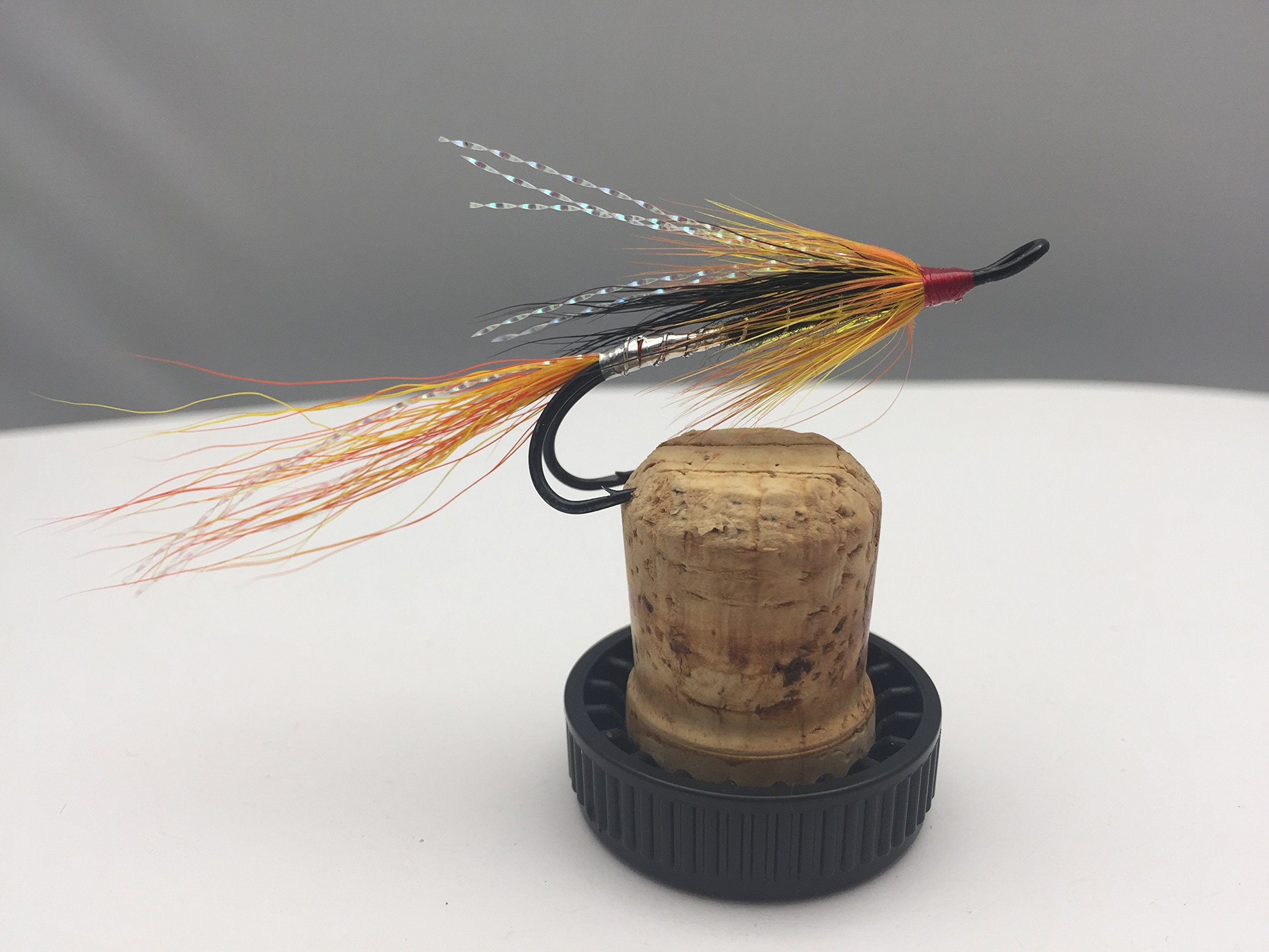 Fly Fishing Salmon Flies "CASCADE" Doubles sizes 4-10 Pack of 8 flies PACK #151B