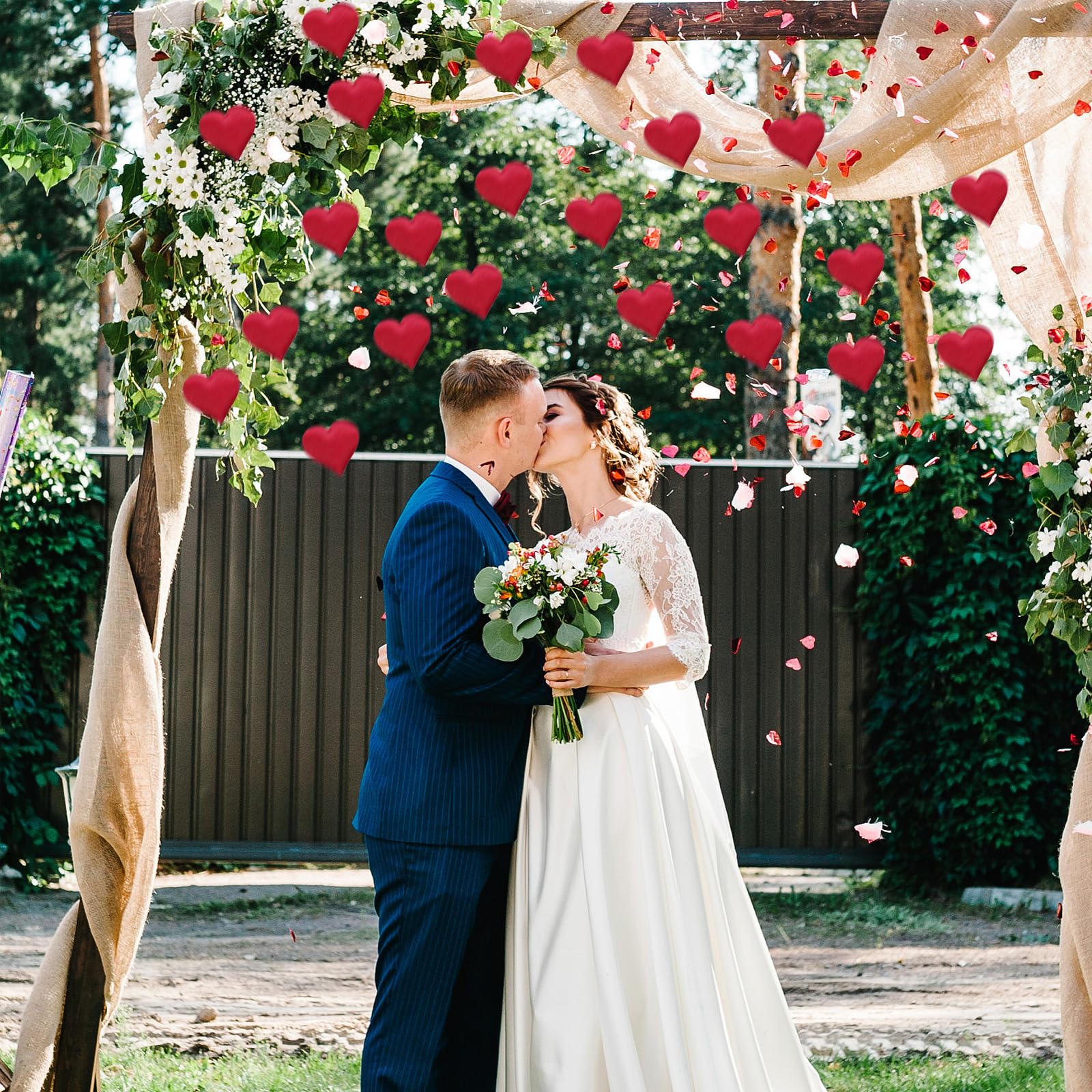 Tafel Confetti Hart Rosé Gold - Bruiloft - Liefde - Valentijnsdag - Zorg voor Party online