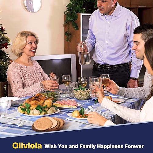 Miniatura 6 de Juego de cubiertos de 40 piezas, juego de cubiertos de acero inoxidable mate para 8 personas, juego de utensilios de cocina con acabado de manchas,