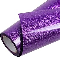 Vista 52 de TORC Rollo grande de vinilo de transferencia de calor HTV con purpurina rosa de 12 pulgadas x 20 pies, vinilo brillante para planchar en camisetas