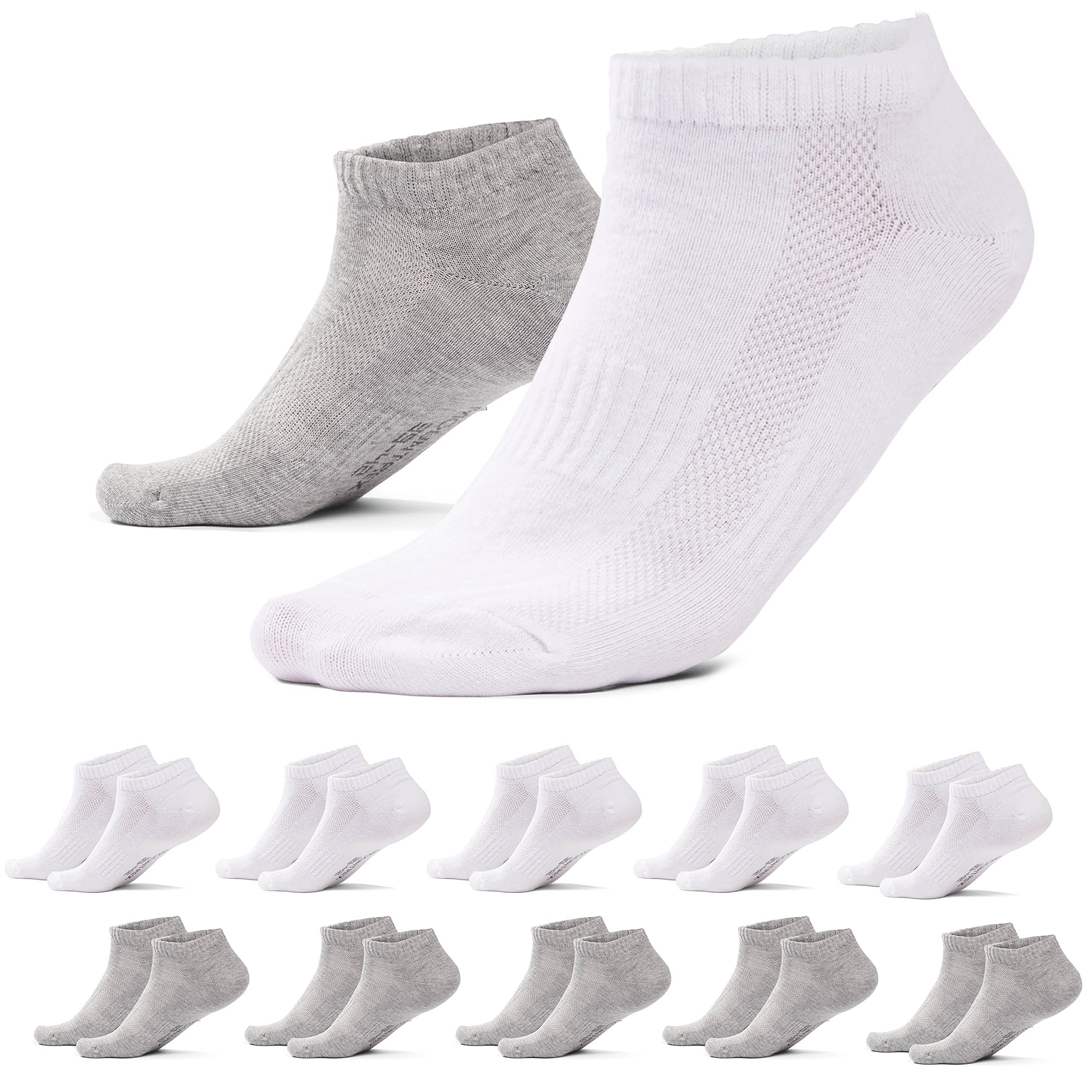 MOUNTREX Sneaker Socken Damen & Herren (10 Paar) Kurze Socken, Sneakersocken