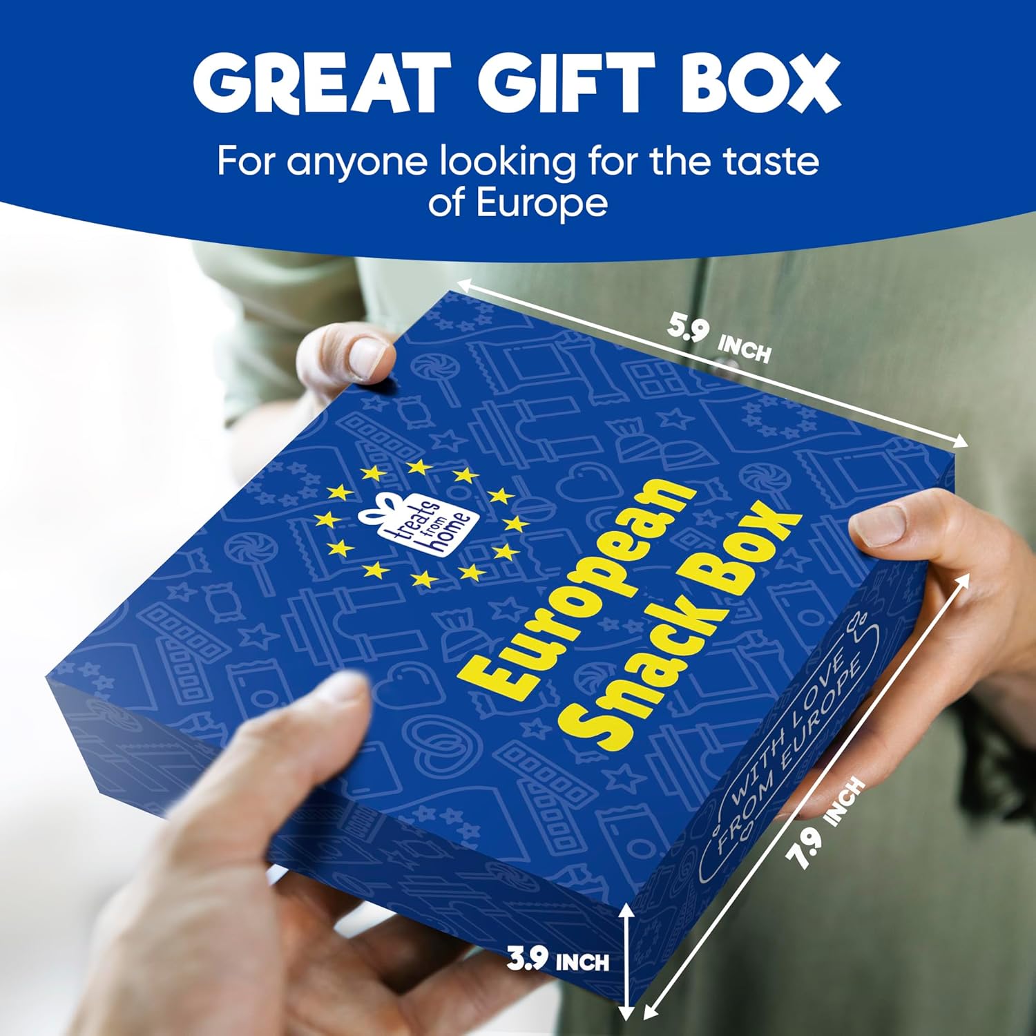 European Snack Box – 22 Authentic Snacks from Italy, Germany, Poland, Netherlands, Belgium, Switzerland, UK, Curated International Treats for a Delicious Taste Adventure