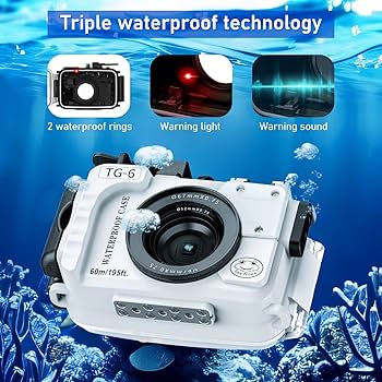 OLYMPUS - 【値下げ】OLYMPUS　カメラ＆ハウジング Amazon | Seafrogs 水中カメラハウジング オリンパス TG-6用