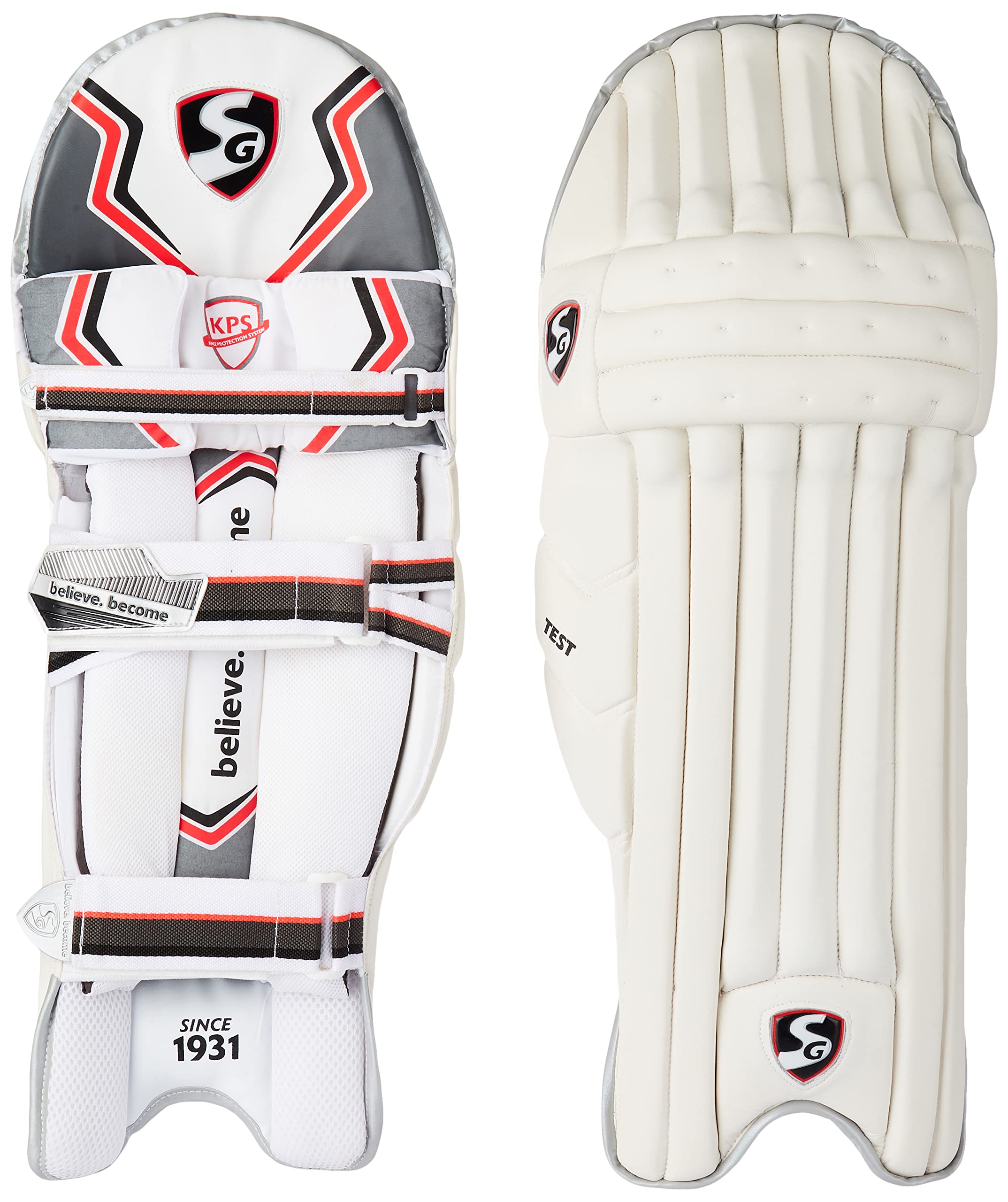 SG Test Cricket Batting Legguard | Color: Multicolor | Size: S. Adult LH | Material: PU | for Men & Boys | Lightweight and Durable | Reinforced Knee Protection | Adjustable Straps & Superior Grip-image-26