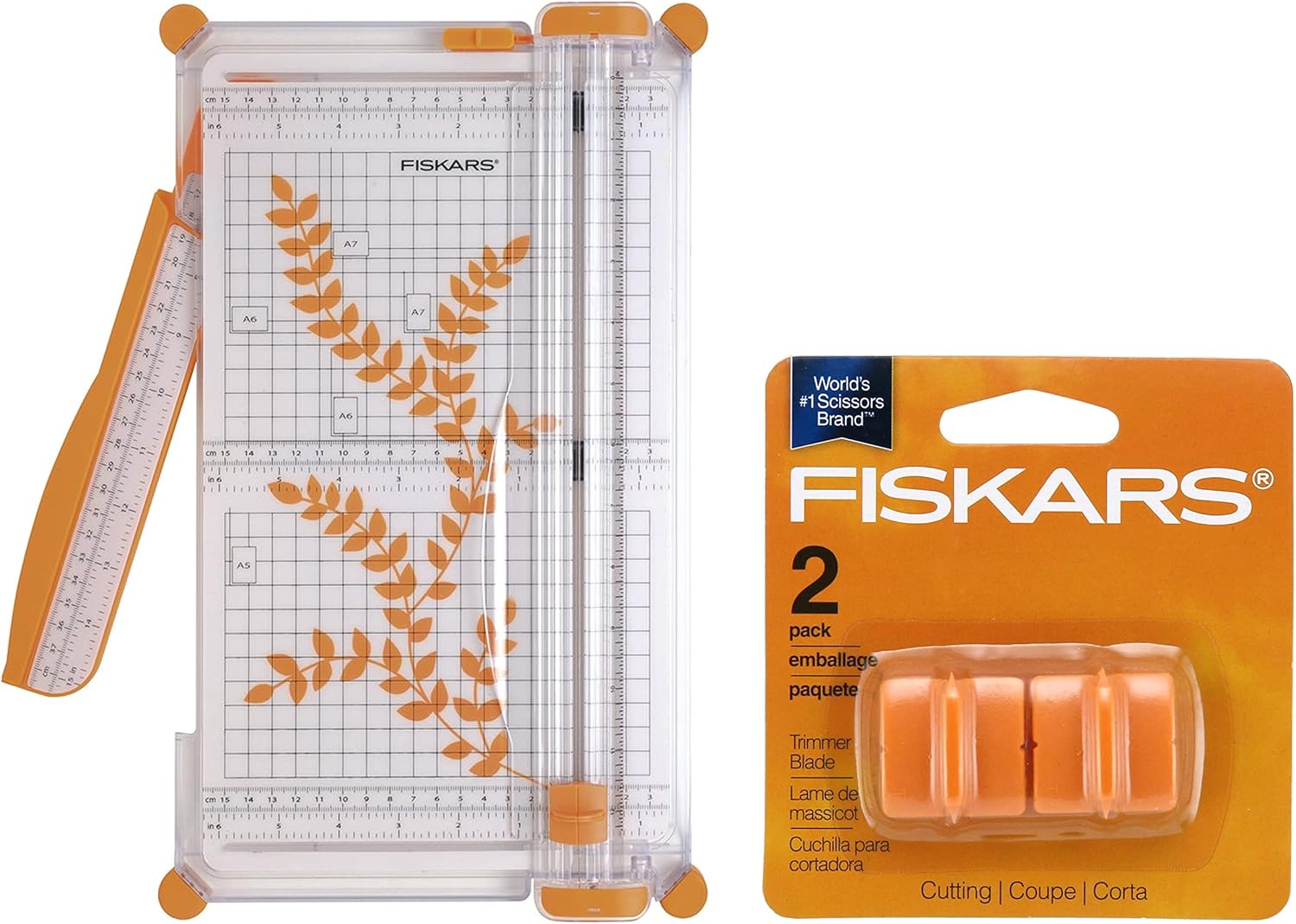 Fiskars Large Personal Surecut Paper Trimmer 30 cm A4 & Spare Blades