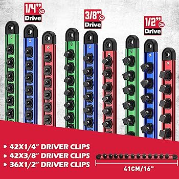 Amazon.com: Magnetic Socket Holder Organizer Set: 9-Piece