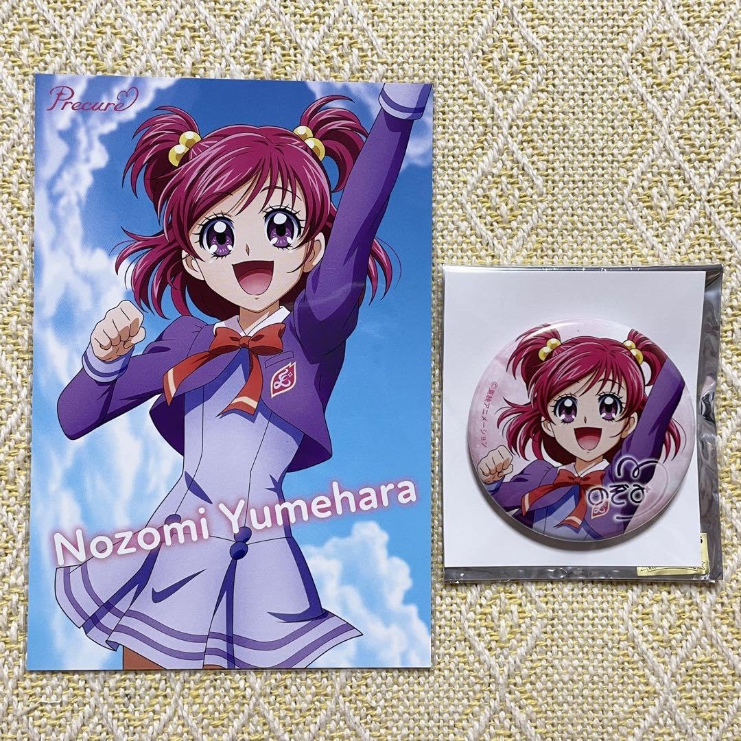 プリキュア キュアドリーム のぞみ マルイ ハート缶バッジ レア ホロ 夢原のぞみキュアドリーム缶バッジ
