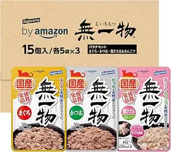 無一物 猫パウチ かつお・まぐろ・鶏むね肉 まとめ売り 計74個