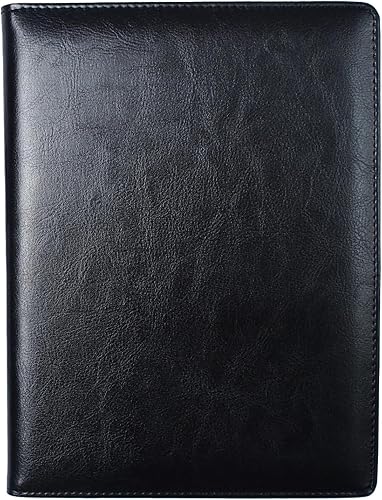 Miniatura 6 de AHZOA 4 bolsillos tamaño A5 bloc de notas S5, incluye bloc de escritura legal de 5 x 8 pulgadas, cuero sintético hecho a mano 6.61 x 8.66 pulgadas