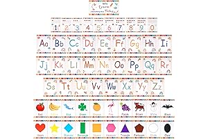 Inspirational 57-Piece Alphabet Classroom Decor Set