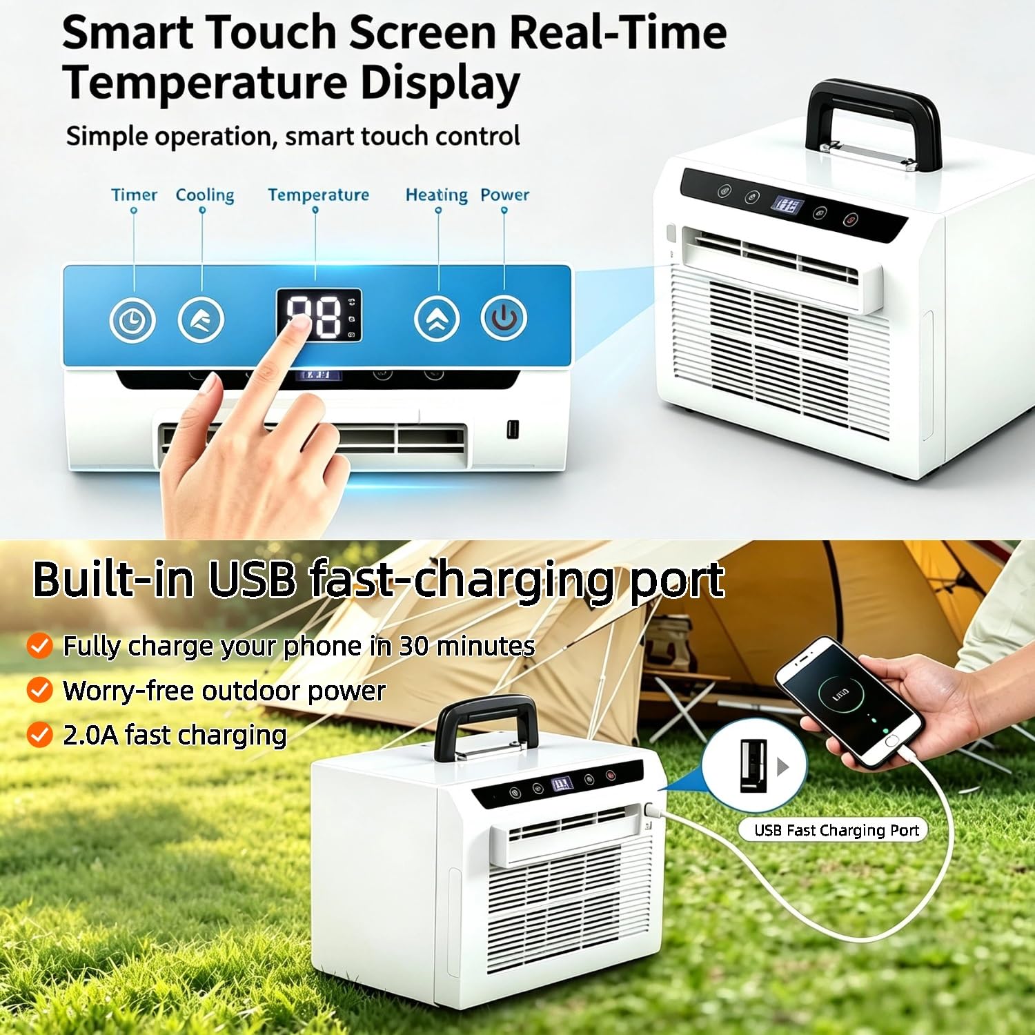 Condizionatore Mini-Split da 3000 BTU Condizionatore senza condotti
