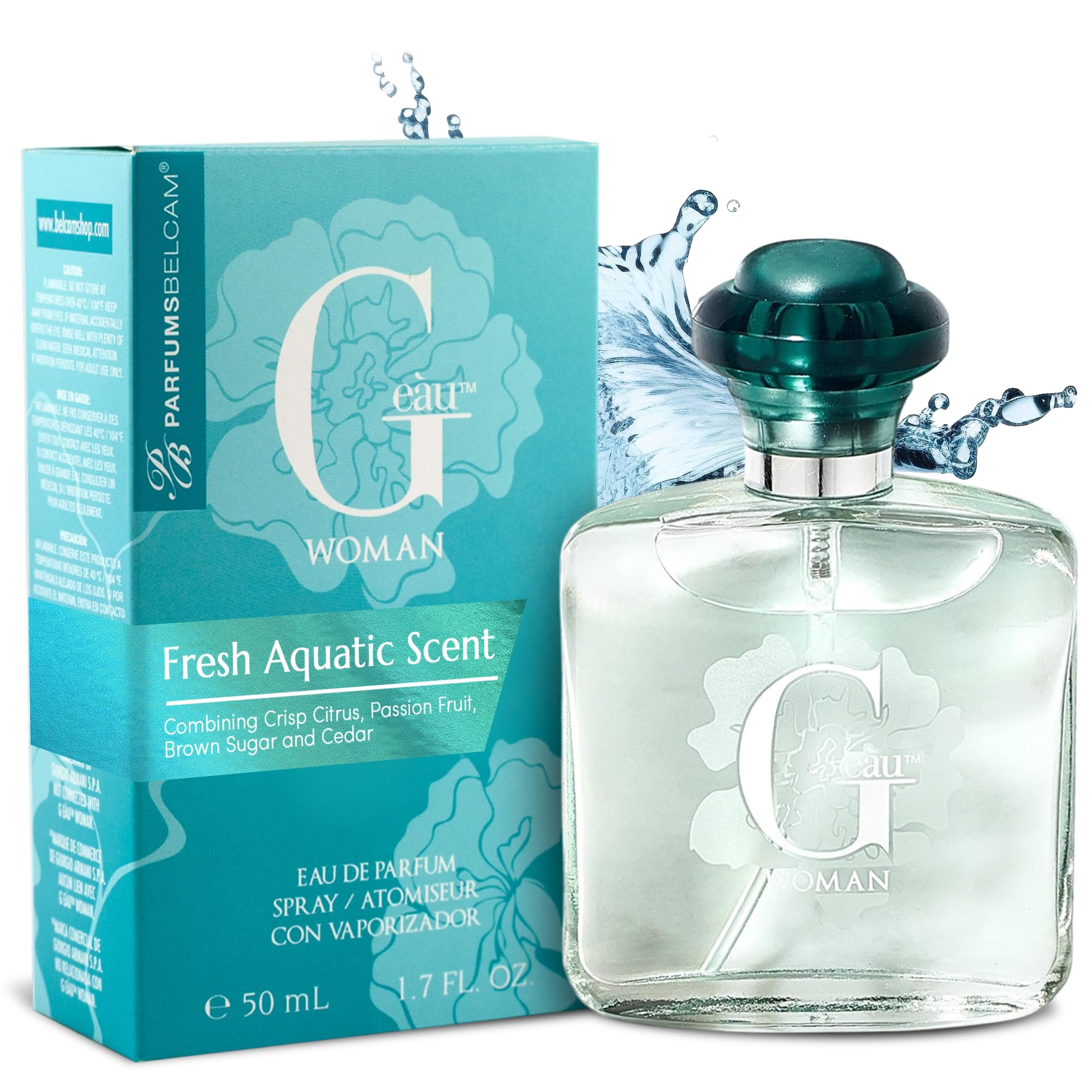PB ParfumsBelcam G eàu Woman Eau De Parfum Spray, Our Version of a Designer EDP, 50ml