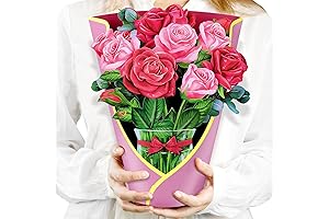 Airpark Paper Flower Bouquet Pop Up Card: A Delightful Floral Extravaganza