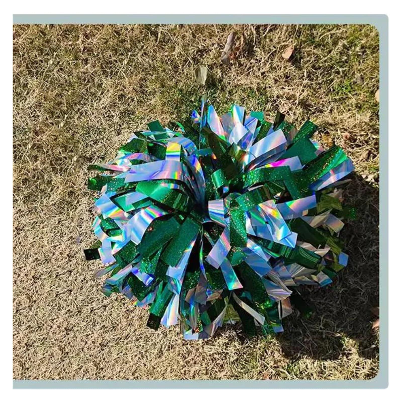 1Piece,Cheerleader Pom, Cheerleader Poms,Turquoise, 4 ",6",8 ", Pick Color(Color 8,6 Inch)