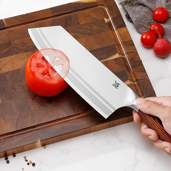 Set Cuchillos Cocina 7 Piezas Acero Inoxidable Pakkawood miniatura 2