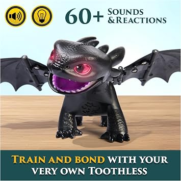 Dreamworks Dragons Tame & Train Interactive Toothless Toy