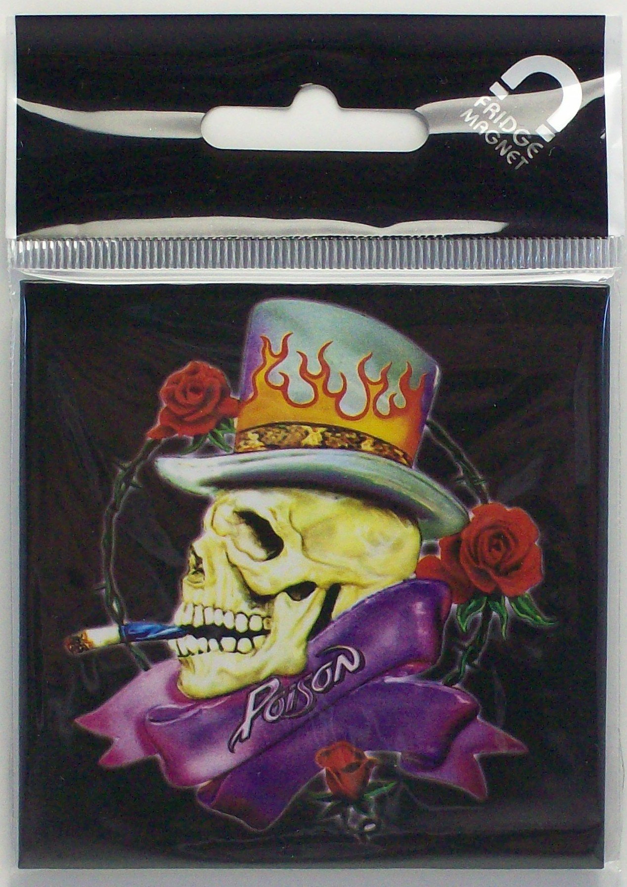 Rock Off Officially Licensed Products Emi - Poison Magnet Logo