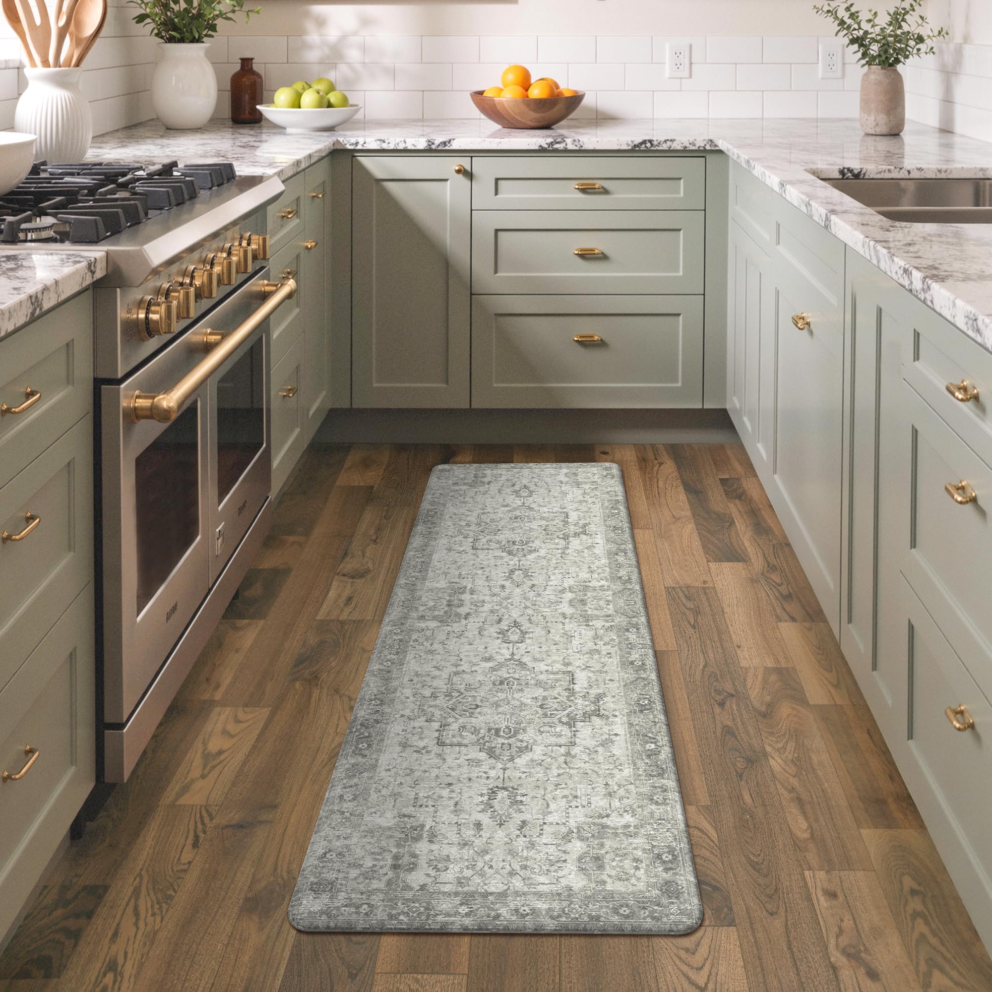 Tapetes de cocina para piso GENIMO, el corredor acolchado ideal para tu zona de fregadero