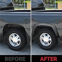 Vista 6 de LEDKINGDOMUS Kit de salpicaderas delanteras y traseras compatibles para Chevy Silverado/GMC Sierra 1999-2006 1500 2500HD 3500HD
