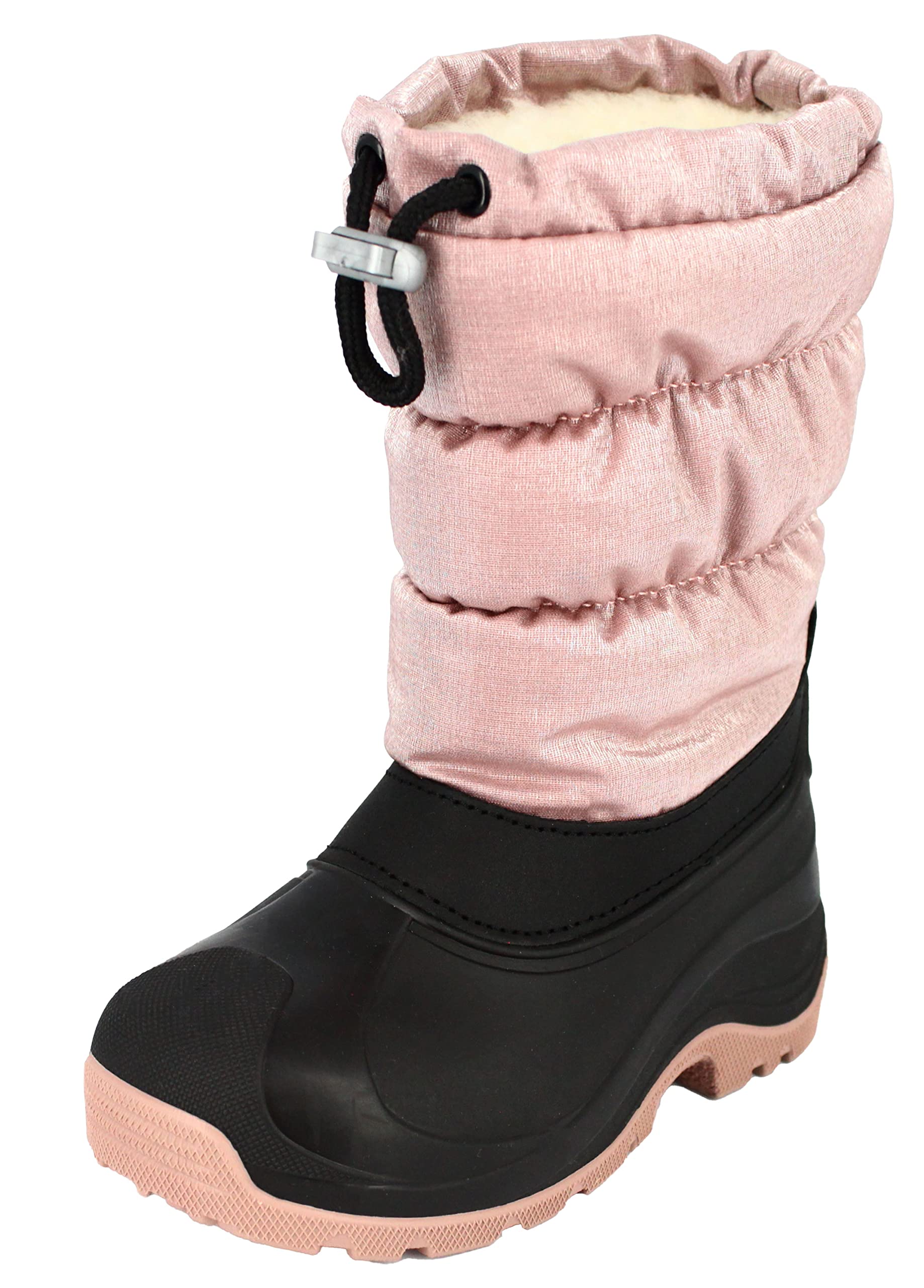 Beck Girls Snow Boots Wellington Boots, pink, 10 UK Child