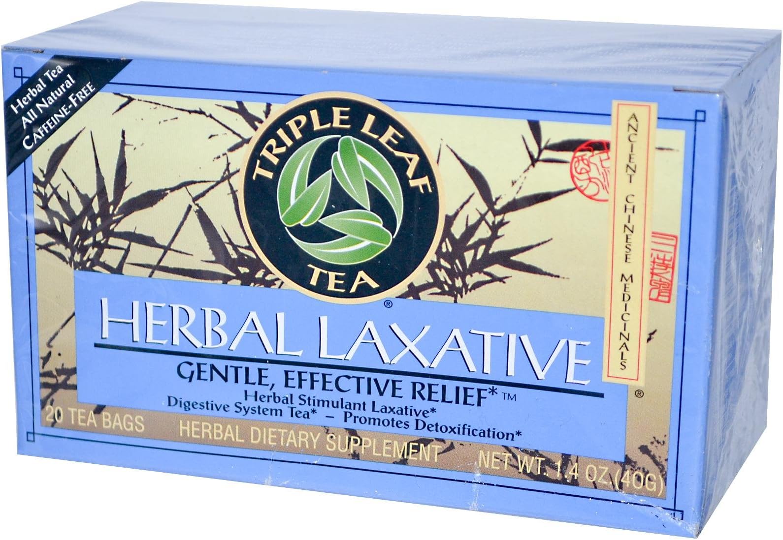 Triple Leaf Tea Herbal Laxative - 20 Tea Bags