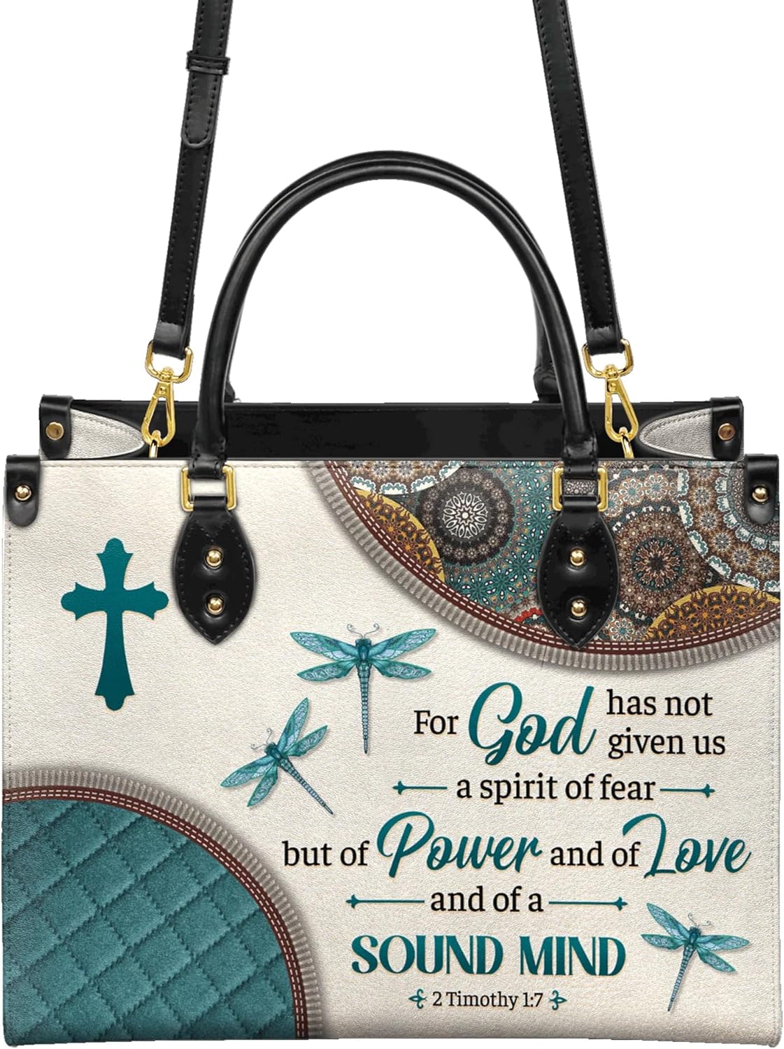 Bible Leather Handbag For Christian Women, Premium Vegan Leather, Valentine's Day Gifts for Women, Wife, or Mother - Image 4