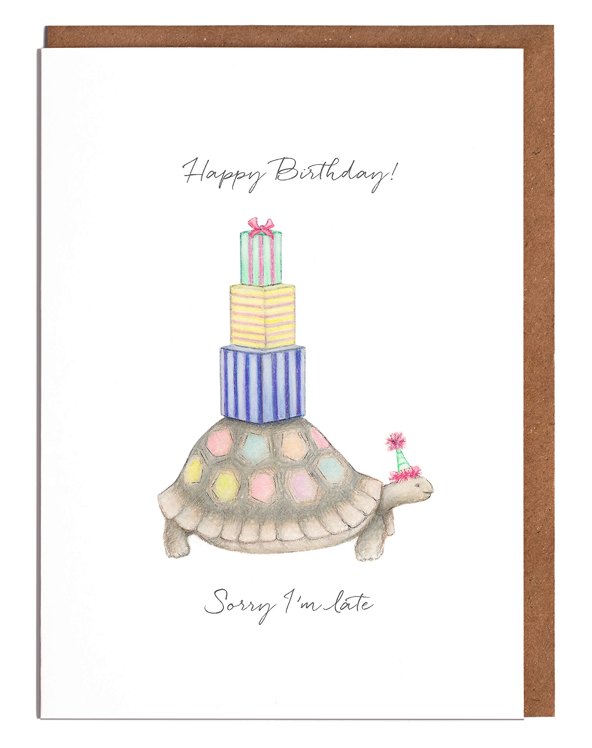Biglietto Di Auguri Di Compleanno Con Tartaruga Carina - Immagini vettoriali stock e altre immagini di Animale - iStock