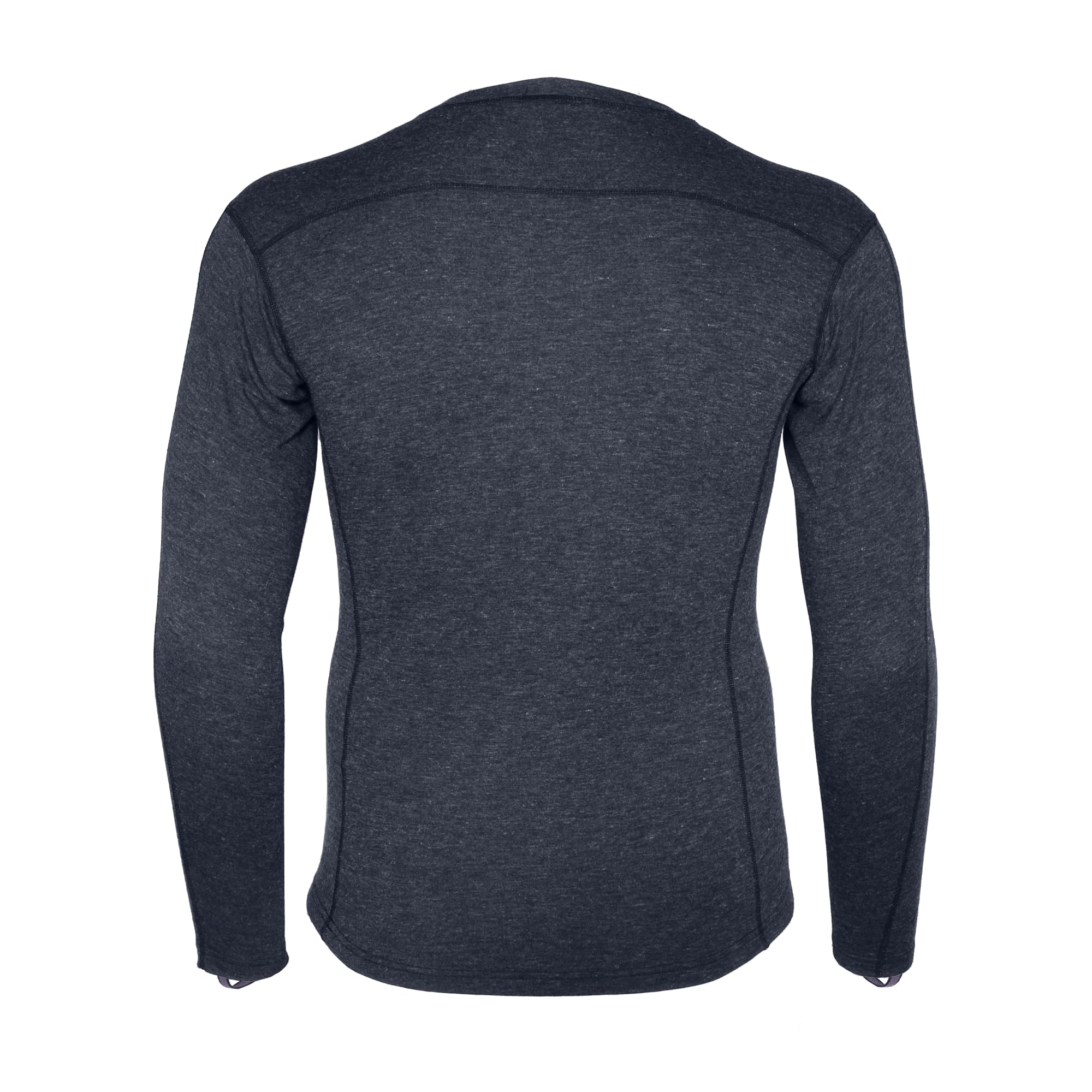 Carhartt Herren Base Force Heavyweight Polyester-Wool Crew Baselayer-Shirt, Deep Navy Heather, Large Hoch – Ansicht 2