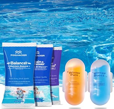 POOLHACKER 4-in-1 Pool Closing Kit for Above Ground & Inground, 15,000 Gal