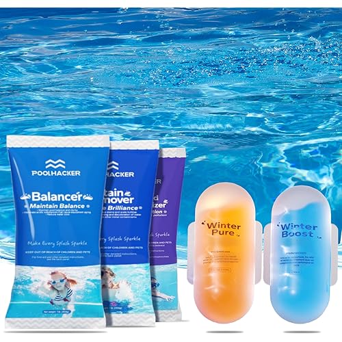 POOLHACKER Pool Closing Kit for Above Ground & Inground Pools – 15000 Gallons Above Ground Pool Winterizing Kit – Swimming Pool Closing Kit for Seasonal Use