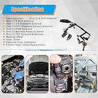 Vista 3 de Kit de solenoide maestro de transmisión 4L60E EPC Shift TCC 3-2 PWM con arnés compatible con GM Chevrolet 2003-2005 remanufacturado