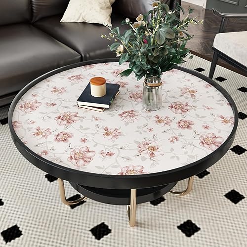 Miniatura 7 de WESTICK Papel tapiz autoadhesivo con diseño floral de rosas rosadas, autoadhesivo, extraíble, para paredes decorativas, dormitorio, baño, cuarto de